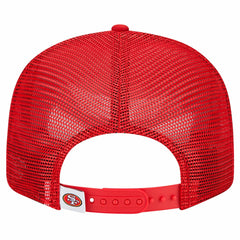 San Francisco 49ers New Era Main Trucker 9FIFTY Snapback Hat - Scarlet Hats