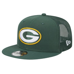 Green Bay Packers New Era Main Trucker 9FIFTY Snapback Hat - Green Hats