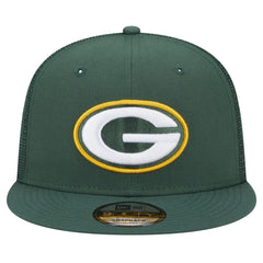 Green Bay Packers New Era Main Trucker 9FIFTY Snapback Hat - Green Hats