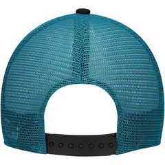 Jacksonville Jaguars New Era Youth A-Frame 9FORTY Trucker Adjustable Hat - Black Hats