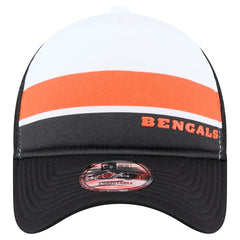 Cincinnati Bengals New Era Preschool Sport Night Color Block 9FORTY A-Frame Trucker Adjustable Hat - Black Hats