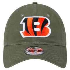 Cincinnati Bengals New Era Youth Main 9TWENTY Adjustable Hat - Olive Hats
