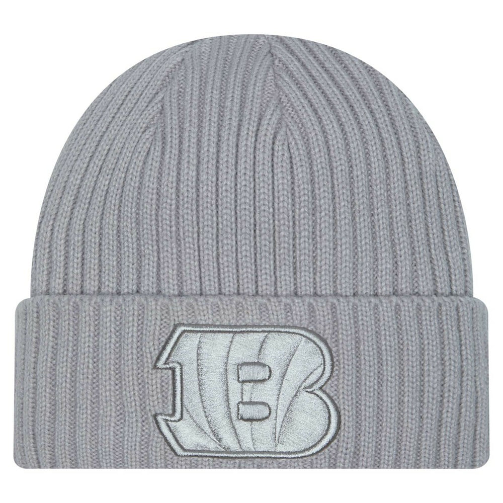 Cincinnati Bengals New Era Youth Color Pack Cuffed Knit Hat - Gray Hats