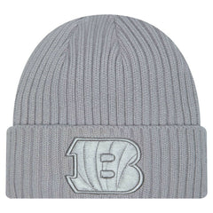 Cincinnati Bengals New Era Youth Color Pack Cuffed Knit Hat - Gray Hats