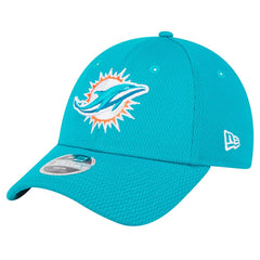 Miami Dolphins New Era Preschool Main 9FORTY Adjustable Hat - Aqua Hats