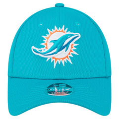 Miami Dolphins New Era Preschool Main 9FORTY Adjustable Hat - Aqua Hats