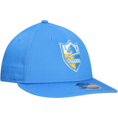 Los Angeles Chargers New Era Main Low Profile 9FIFTY Snapback Hat - Powder Blue Hats