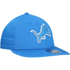 Detroit Lions New Era Main Low Profile 9FIFTY Snapback Hat - Blue Hats
