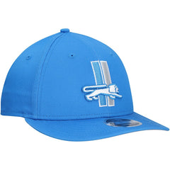 Detroit Lions New Era Main Low Profile 9FIFTY Snapback Hat - Blue Hats