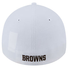 Cleveland Browns New Era Main 39THIRTY Flex Hat - White Hats