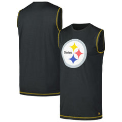 Pittsburgh Steelers New Era Tank Top - Black Tops
