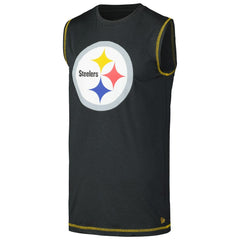 Pittsburgh Steelers New Era Tank Top - Black Tops