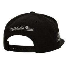 Los Angeles Kings Mitchell & Ness Retro Script Colorblock Snapback Hat - Black | US 201141494