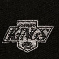 Los Angeles Kings Mitchell & Ness Retro Script Colorblock Snapback Hat - Black | US 201141494