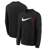 Toronto Raptors Youth Swoosh Long Sleeve T-Shirt Black - Nike outlet