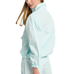Los Angeles Dodgers Lusso Women's Parker Half-Zip Jacket - Light Blue Jackets