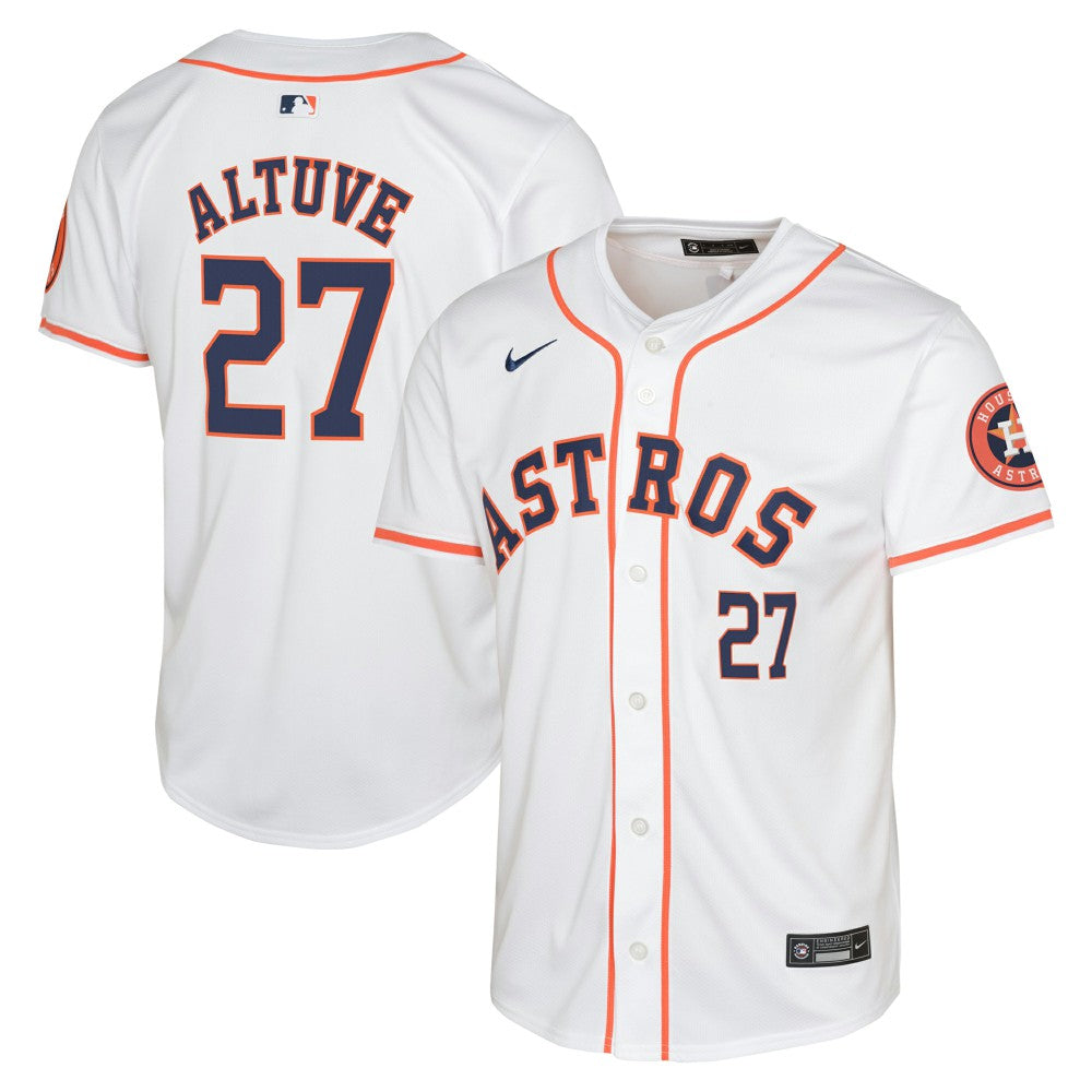 Jose Altuve Houston Astros Nike Youth Home Limited Player Jersey - White Jerseys