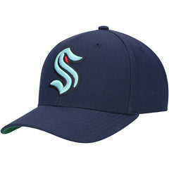 Seattle Kraken Mitchell & Ness Team Ground Pro Adjustable Hat - Deep Sea Blue | US 201148390