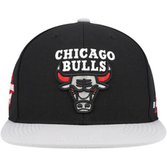 Chicago Bulls Core Snapback Hat Black/Gray - Mitchell & Ness