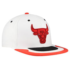 Chicago Bulls Day 4 Snapback Hat White - Mitchell & Ness