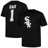 Chicago White Sox Profile Big & Tall #1 Dad T-Shirt - Black T-shirts