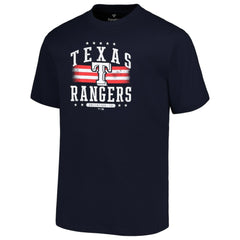 Texas Rangers Profile Big & Tall Americana T-Shirt - Navy T-shirts
