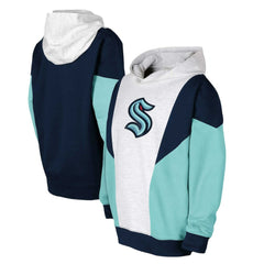 Seattle Kraken Youth Champion League Fleece Pullover Hoodie - Ash/Deep Sea Blue | US 201156890