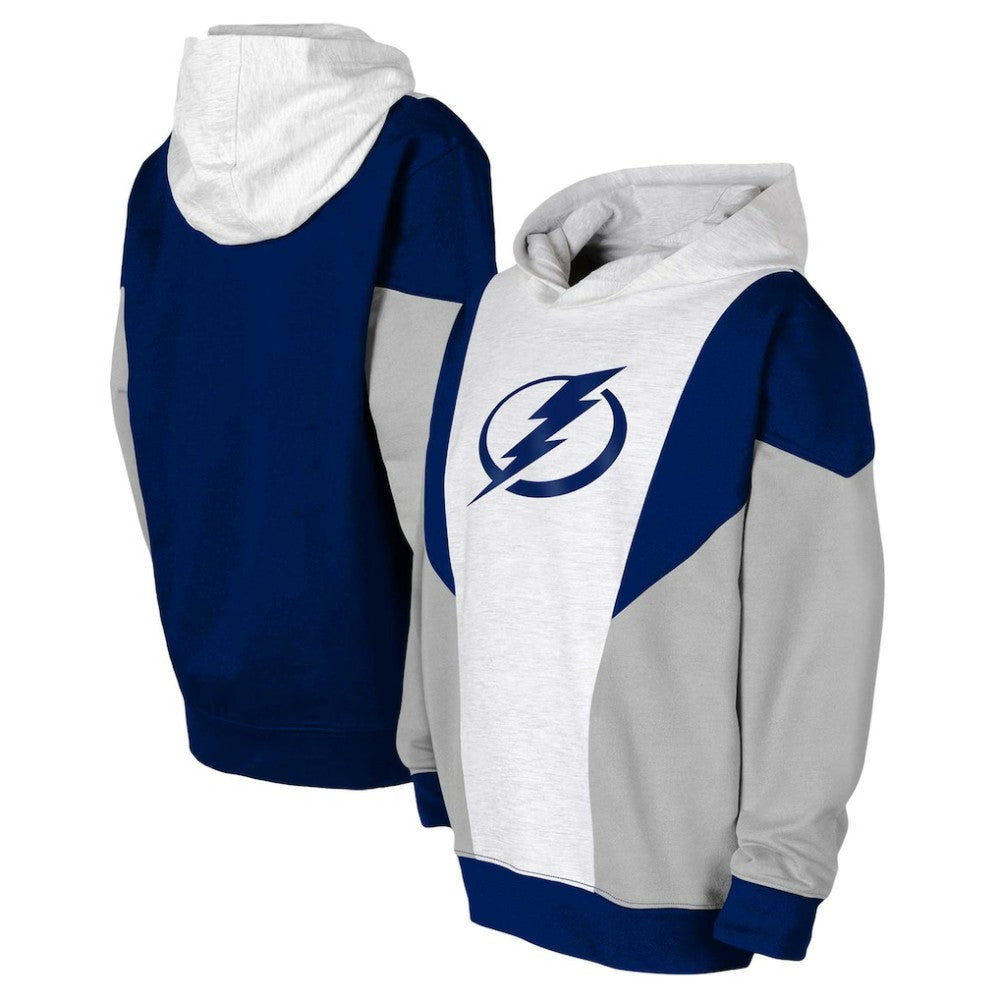 Tampa Bay Lightning Youth Champion League Fleece Pullover Hoodie - Ash/Blue | US 201156895