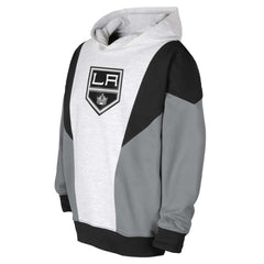 Los Angeles Kings Youth Champion League Fleece Pullover Hoodie - Ash/Black | US 201156896