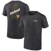 Pittsburgh Penguins Fanatics Backbone T-Shirt - Heather Charcoal | US 201159027