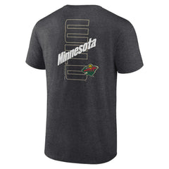 Minnesota Wild Fanatics Backbone T-Shirt - Heather Charcoal | US 201159042
