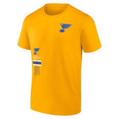 St. Louis Blues Fanatics Represent T-Shirt - Gold | US 201159051