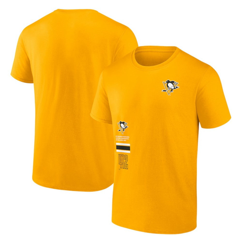 Pittsburgh Penguins Fanatics Represent T-Shirt - Gold | US 201159055