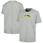 Los Angeles Chargers New Era Camo Logo T-Shirt - Gray T-shirts