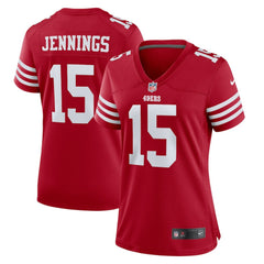 Jauan Jennings San Francisco 49ers Women's Game Jersey - Scarlet Jerseys
