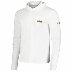 San Francisco Giants johnnie-O Eddie Long Sleeve Hoodie T-Shirt - White Hoodies