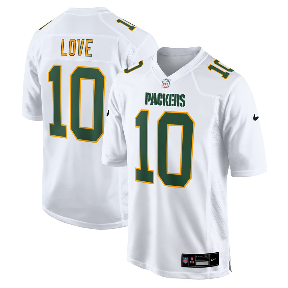 Jordan Love Green Bay Packers Fashion Game Jersey - White Jerseys