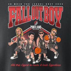 Fall Out Boy x Portland Trail Blazers Unisex So Much For (2our) Dust Pullover Sweatshirt Black outlet