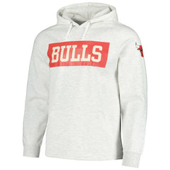 Chicago Bulls Softhand Raglan Tri-Blend Pullover Hoodie Ash - Fanatics