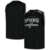 San Antonio Spurs Birdseye Muscle Tank Top Black - Fanatics