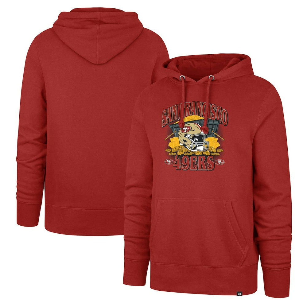 San Francisco 49ers '47 Men's Regional Headline Hoodie - Scarlet Hoodies