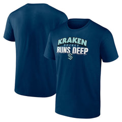 Seattle Kraken Fanatics Local T-Shirt - Deep Sea Blue | US 201170312