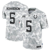 Anthony Richardson Indianapolis Colts 2024 Salute to Service Limited Jersey - Arctic Camo Jerseys