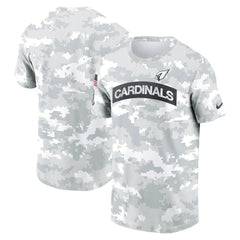 Arizona Cardinals 2024 Salute To Service Performance T-Shirt - Arctic Camo T-shirts