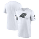 Carolina Panthers 2024 Salute To Service Legend Performance T-Shirt - White T-shirts
