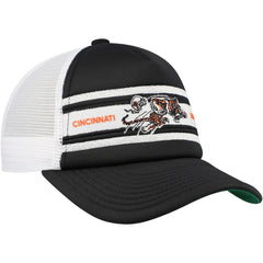 Cincinnati Bengals Youth Stripe Trucker Adjustable Hat - Black Hats