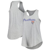 Florida Panthers Fanatics Women's Plus Size Racerback Tank Top - Heather Gray | US 201173339