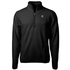 Baltimore Orioles Cutter & Buck City Connect Cascade Eco Sherpa Fleece Quarter-Zip Pullover Jacket - Black Jackets