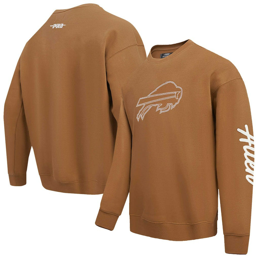 Josh Allen Buffalo Bills Pro Standard Pullover Crewneck Sweatshirt - Brown Pullover