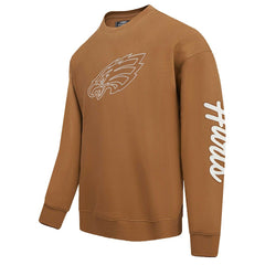 Jalen Hurts Philadelphia Eagles Pro Standard Pullover Crewneck Sweatshirt - Brown Pullover